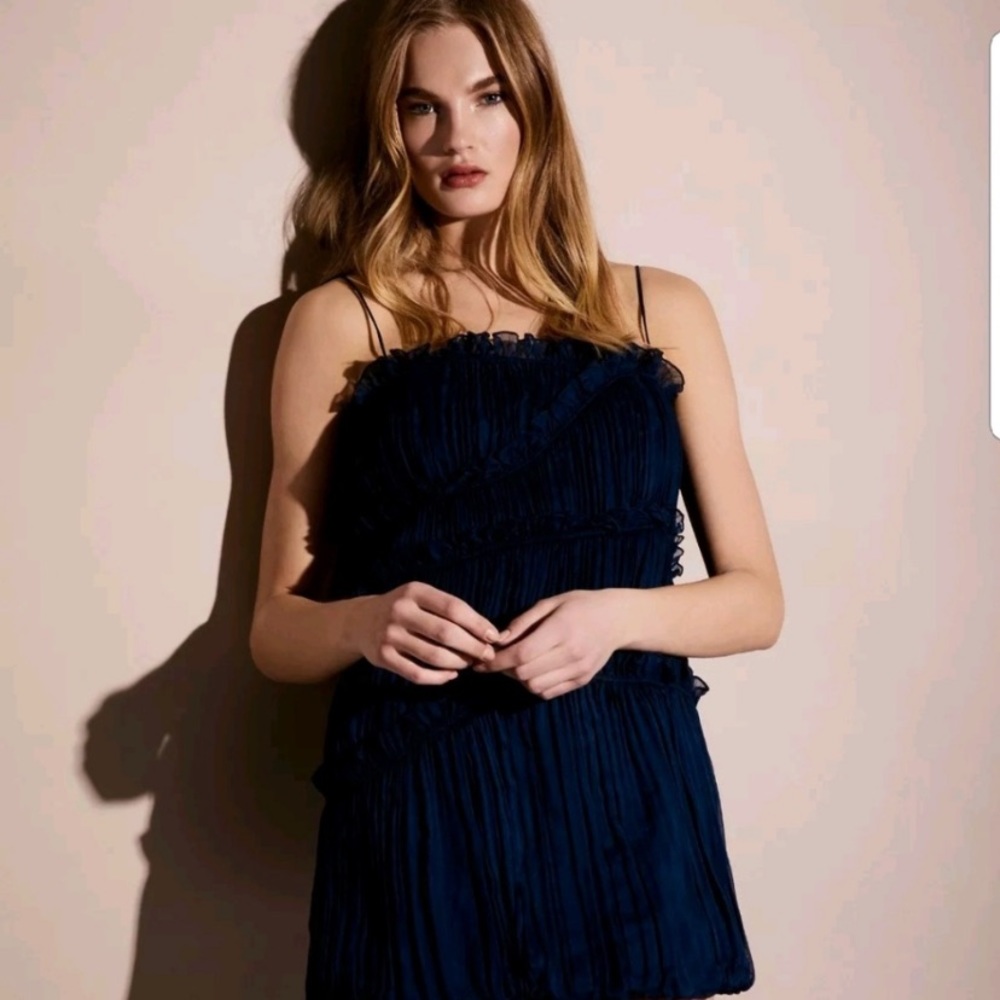 Free people Zoe Runched dress